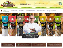 Tablet Screenshot of milgraos.com.br